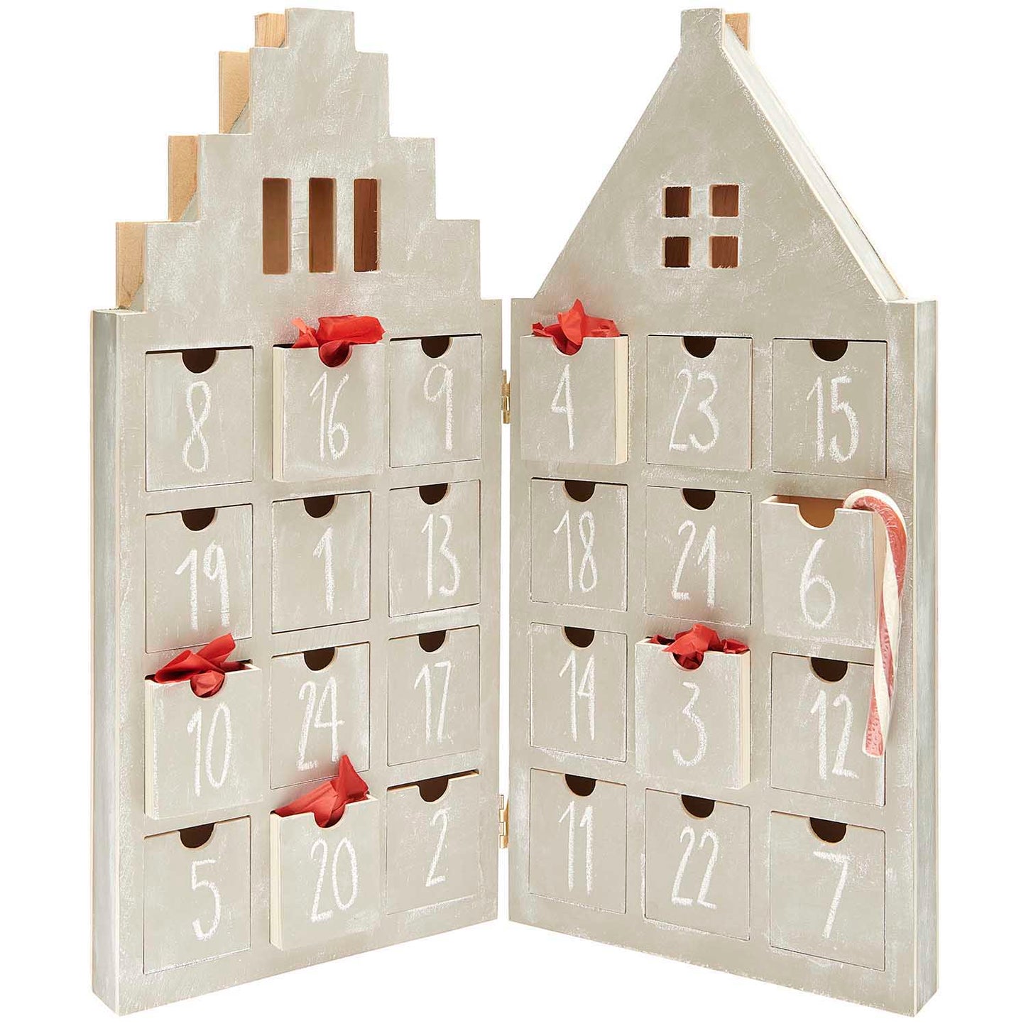 Adventní kalendář - skládací domeček
