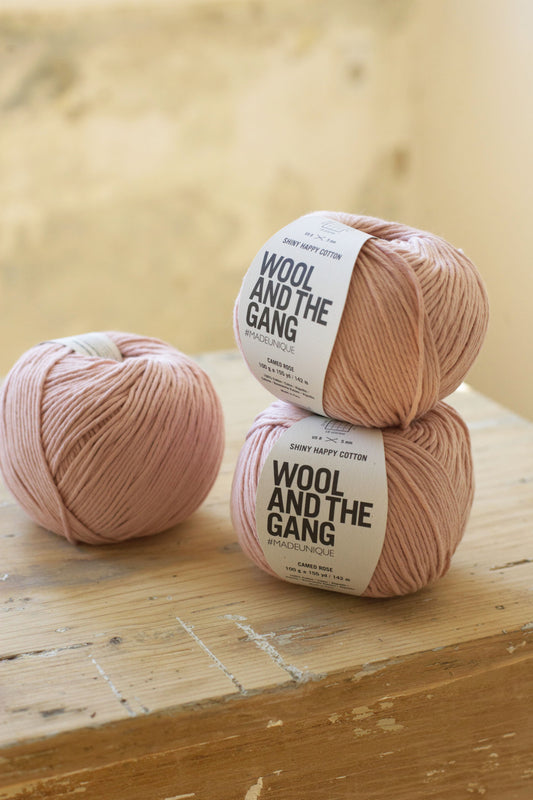 Shiny Happy Cotton - růžová