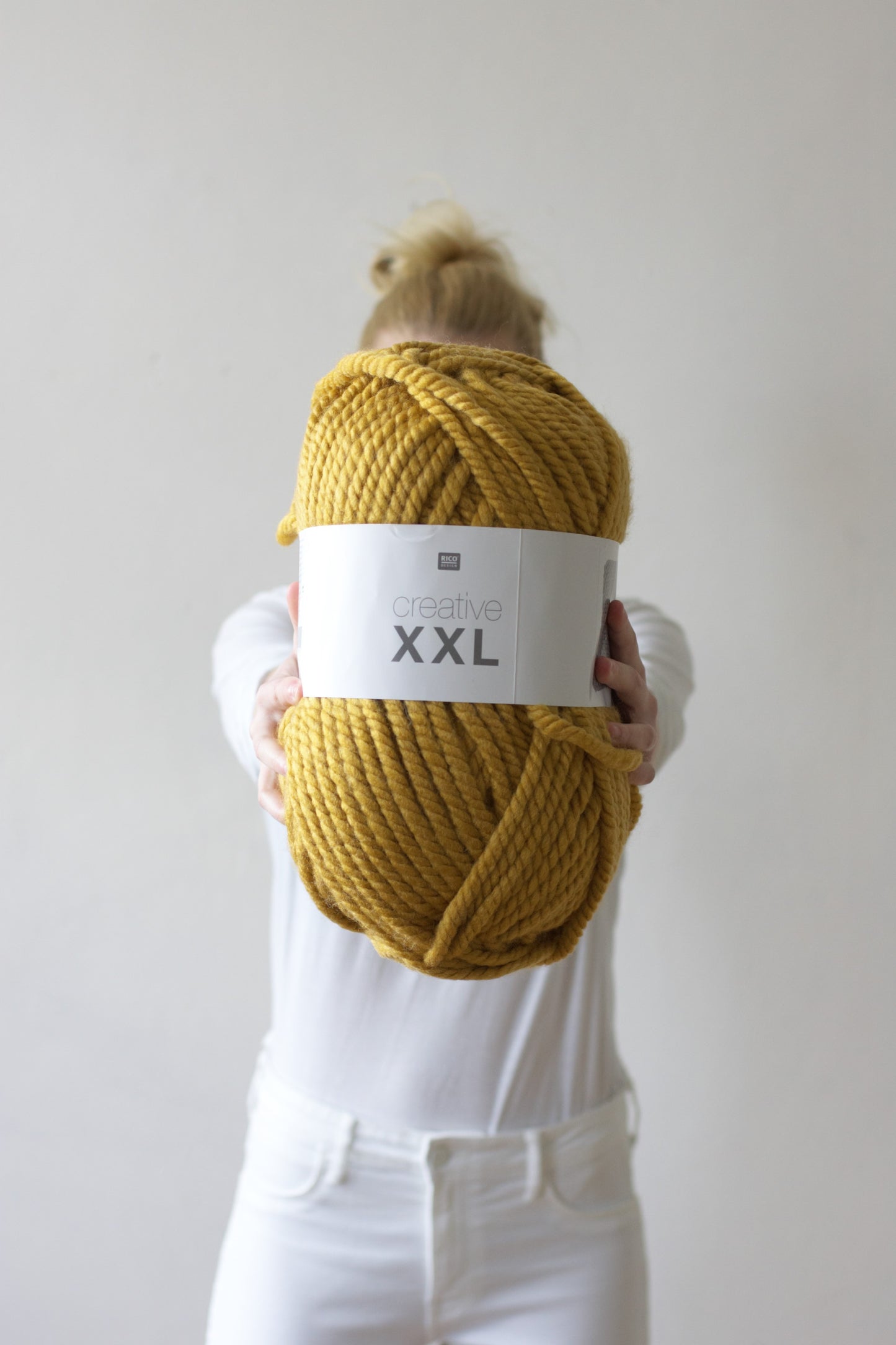 XXL Vlna - hořčičná 1 kg