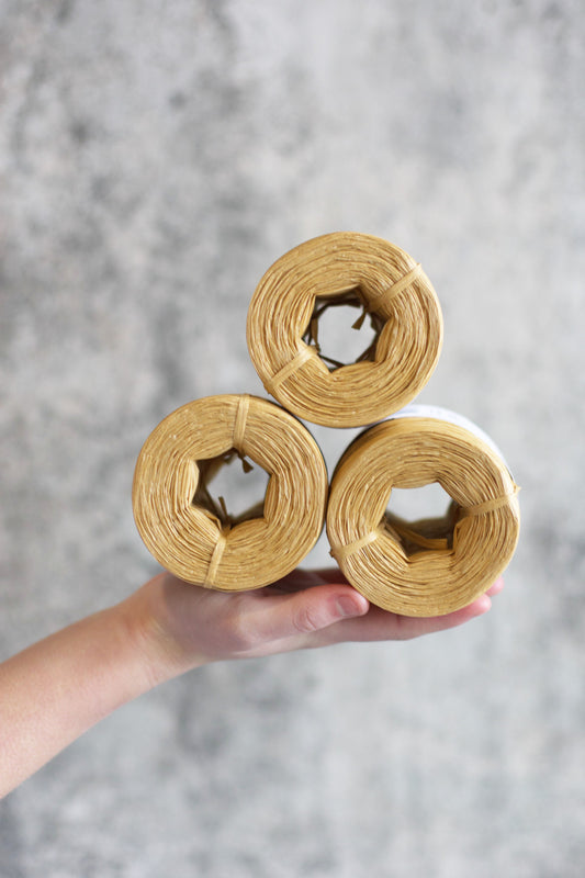 Papírová příze - písek