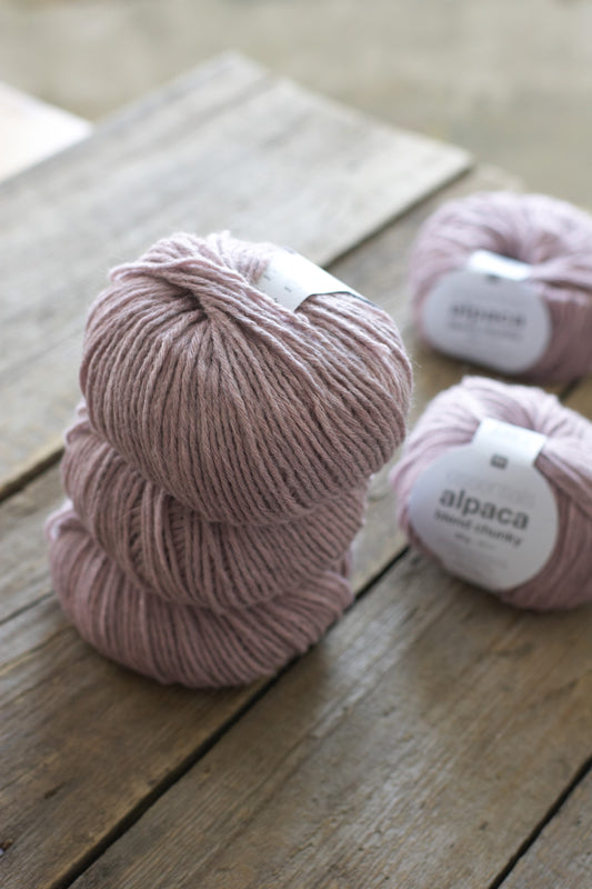 Alpaka Chunky - pouštní růžová