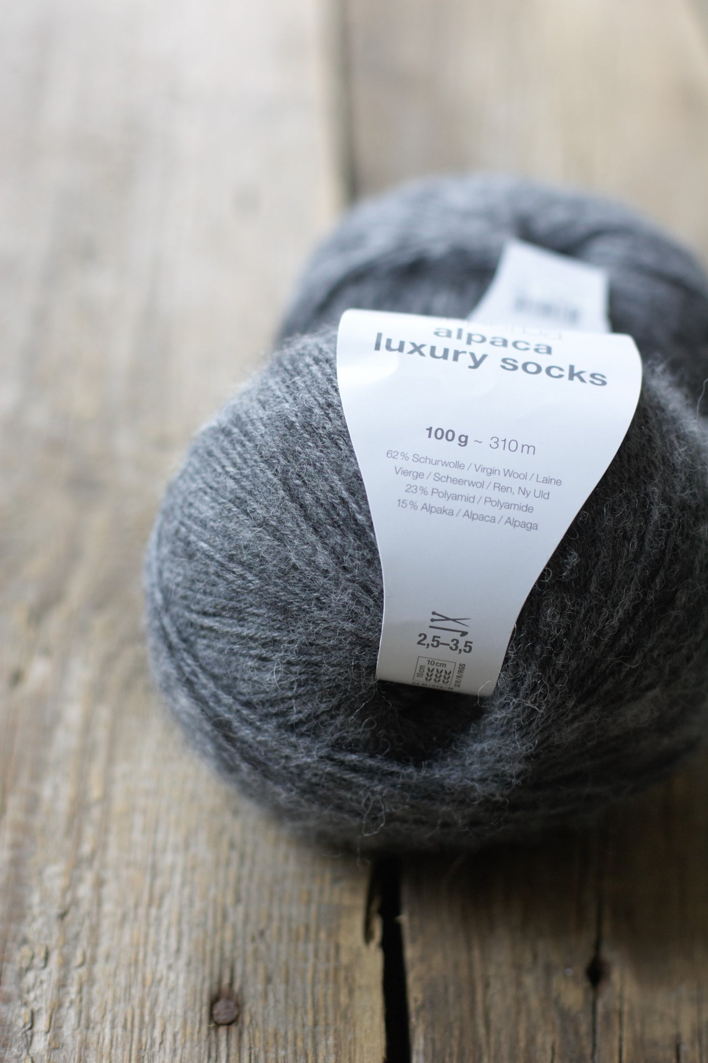 Alpaca luxury socks - šedá