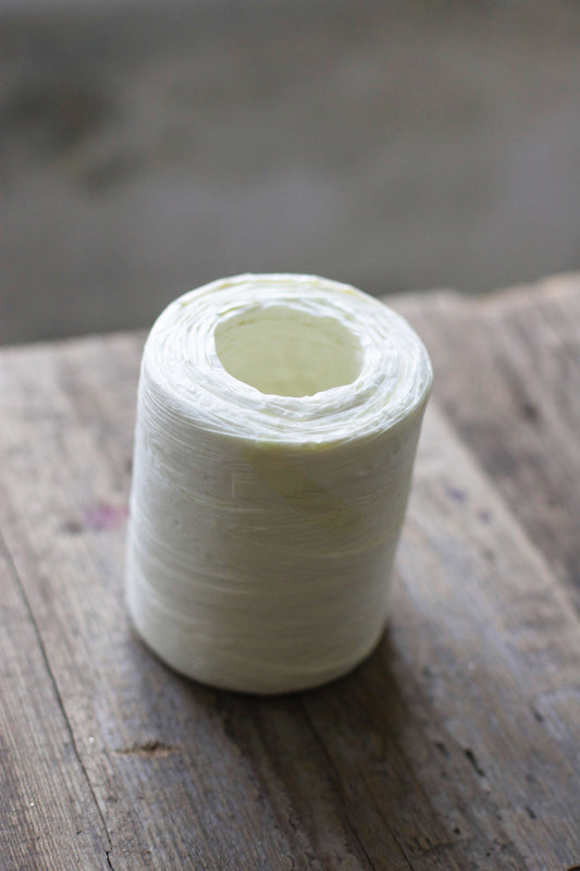 Papírová příze - bílá - Ráda pletu