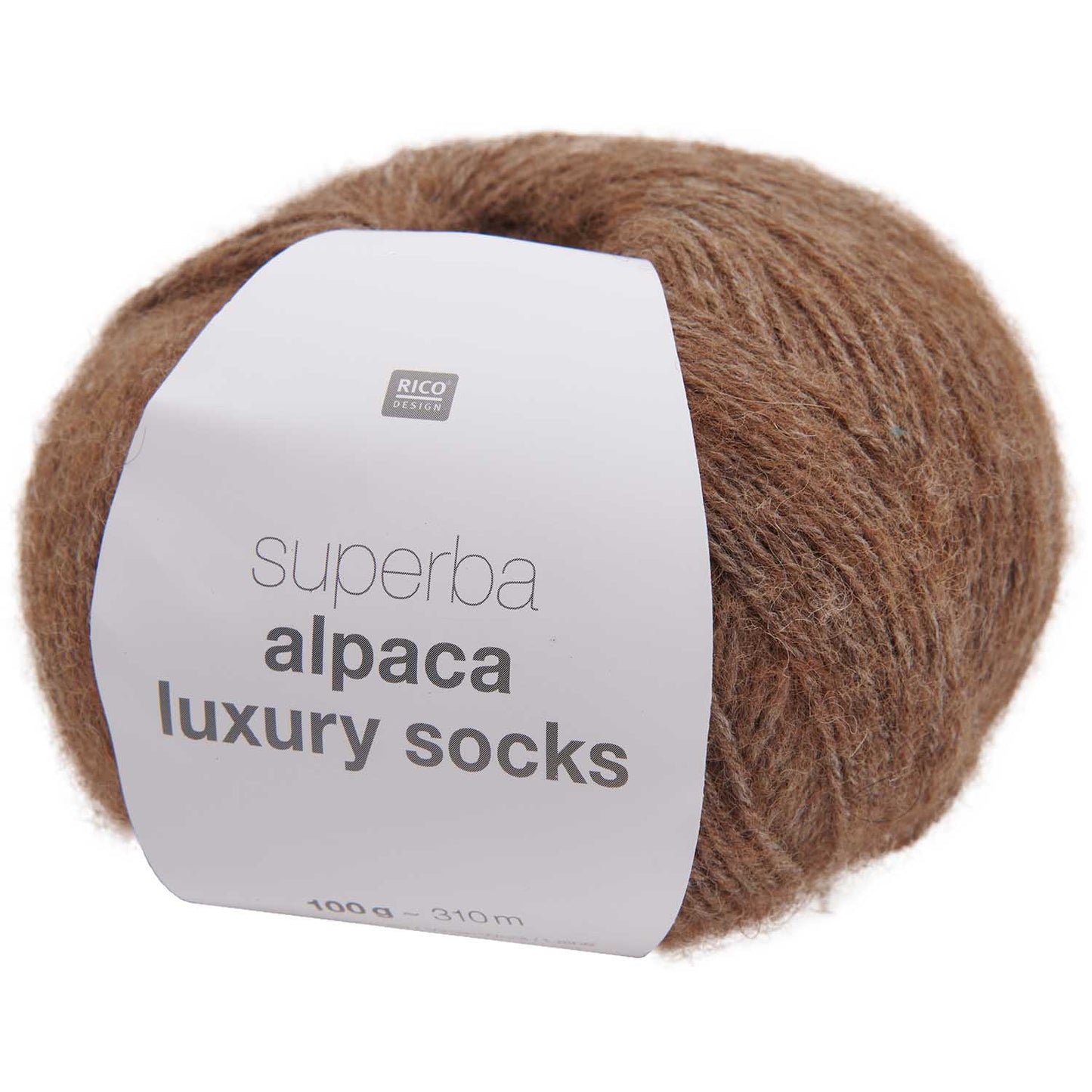 Alpaca luxury socks - hnědá