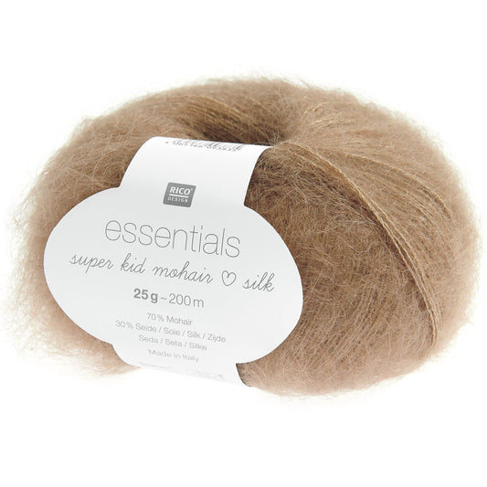 Essentials - Super kid Mohair - oříšková