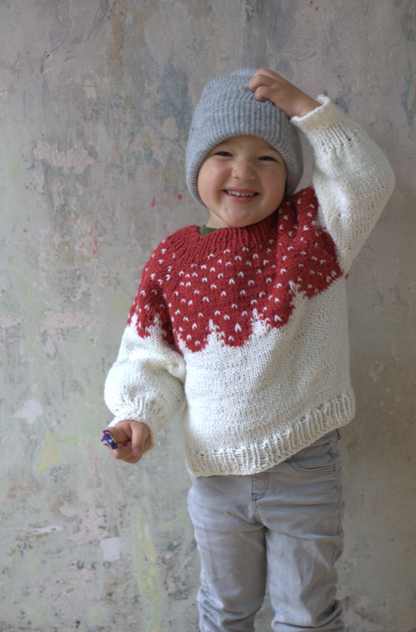 Alpaca Chunky - červená