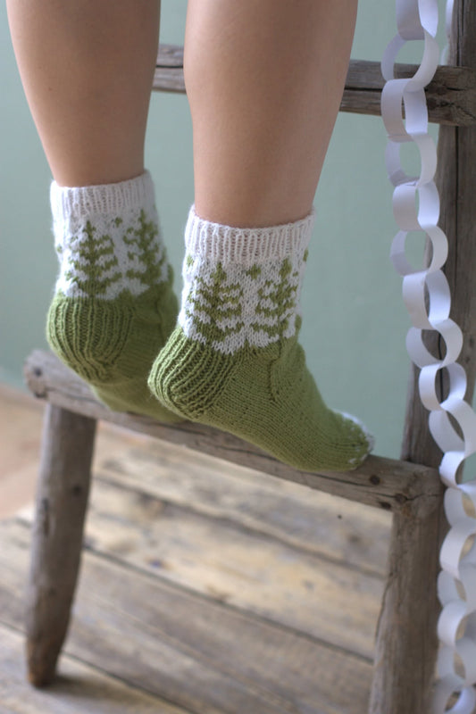 Set - ponožky se stromečkem