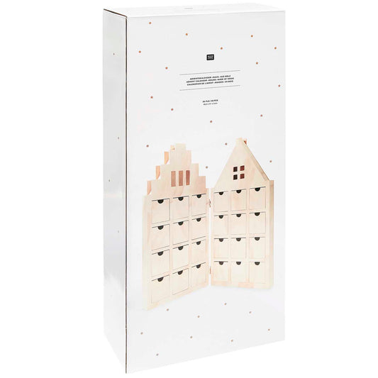 Adventní kalendář - skládací domeček