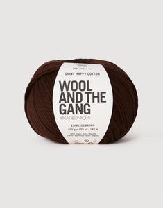 Shiny Happy Cotton - Espresso Brown