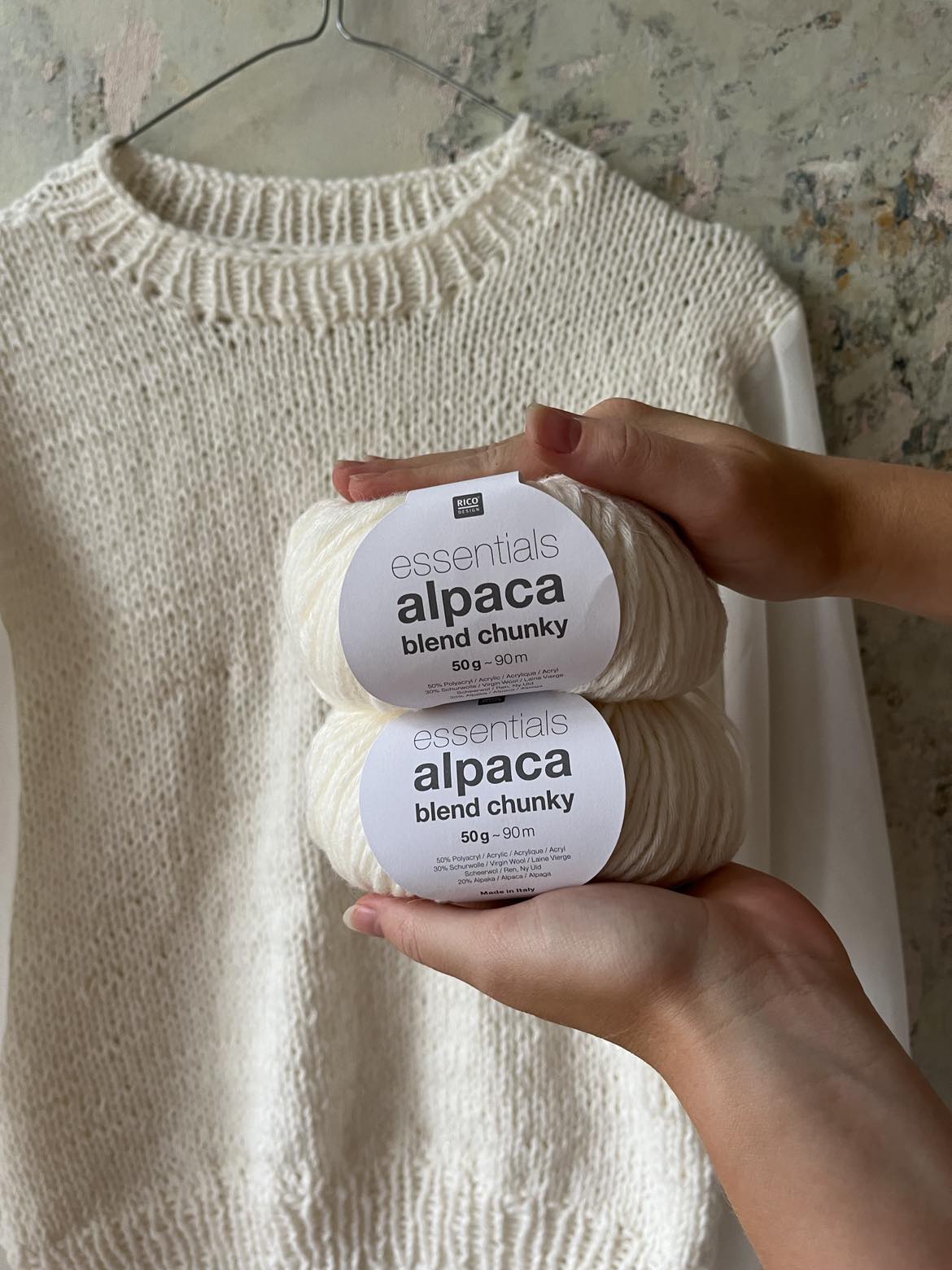 Alpaka Chunky - krémová