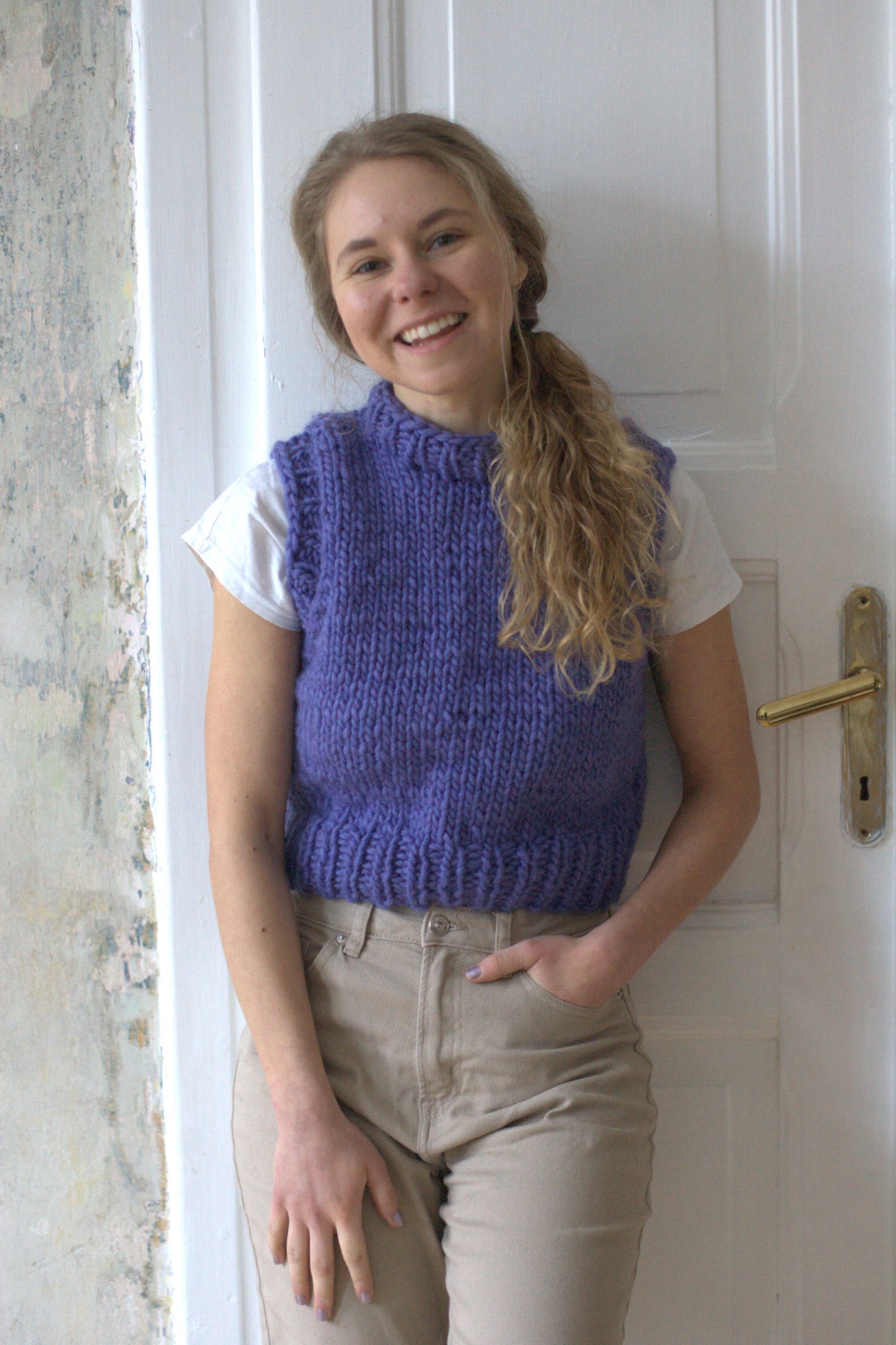 Super super chunky - fialová