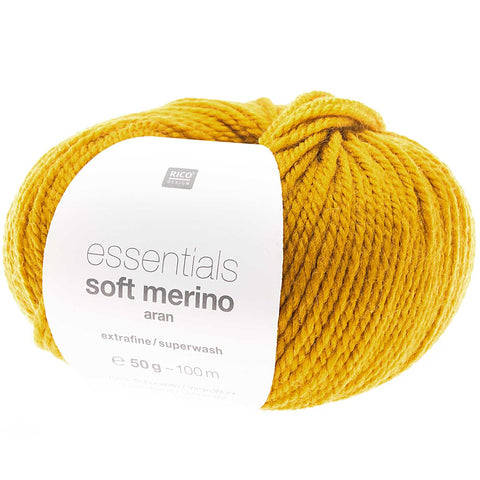 Essentials Soft Merino - hořčičná