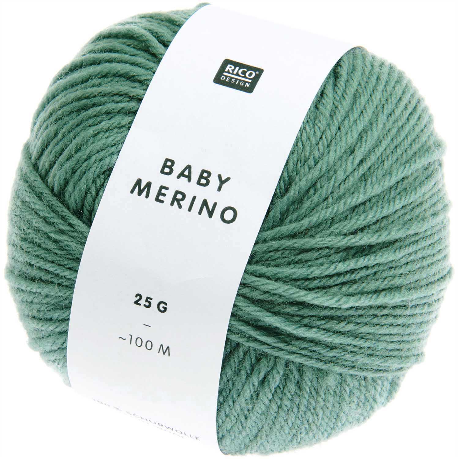 Baby Merino - zelená
