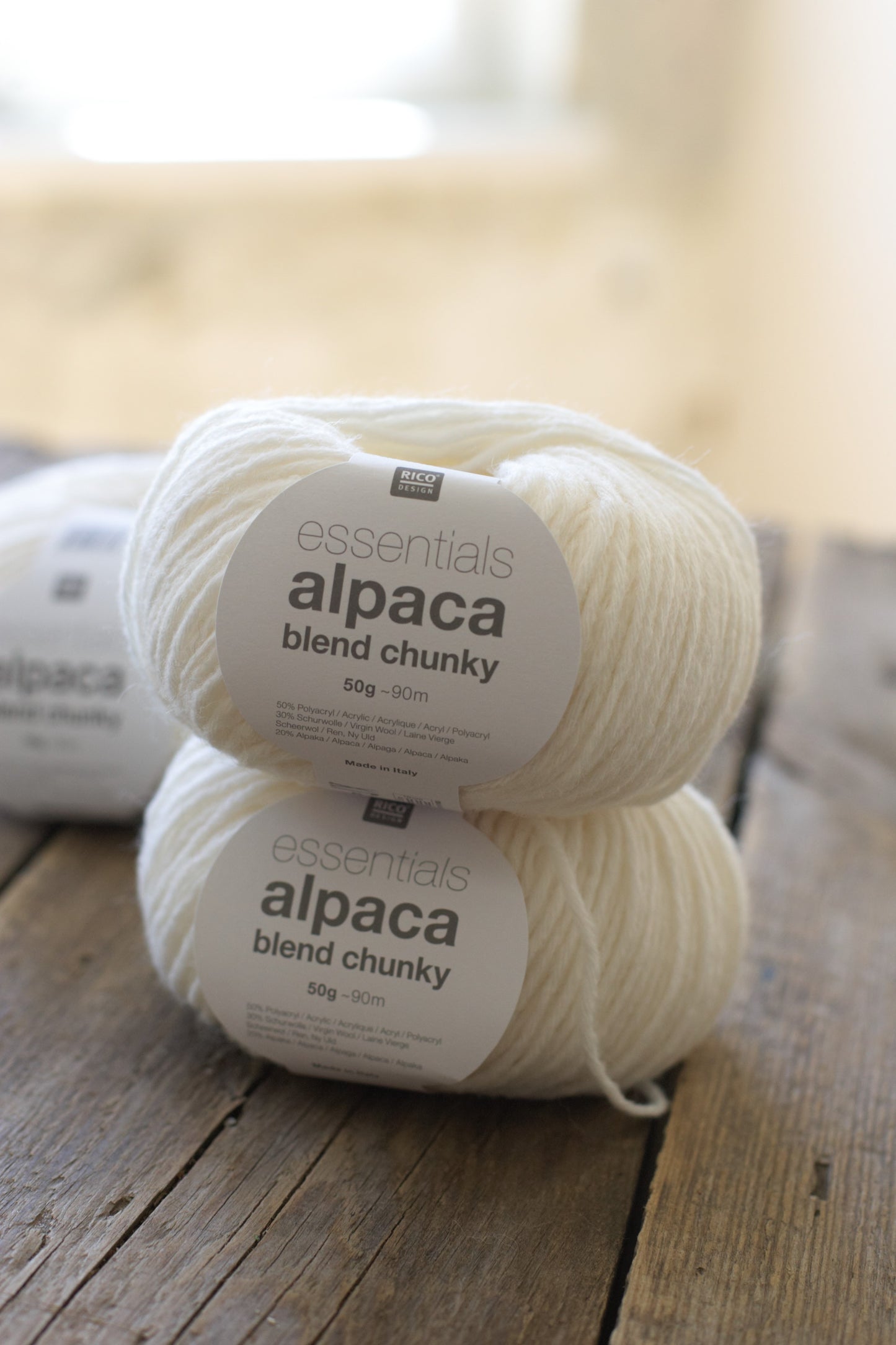 Alpaka Chunky - krémová
