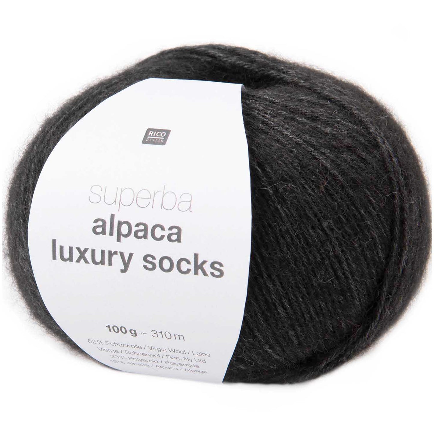 Alpaca luxury socks - černá